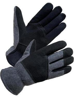 SKYDEER Super Soft and Warm Winter Gloves with Deersplit Leather Suede and 3M Th